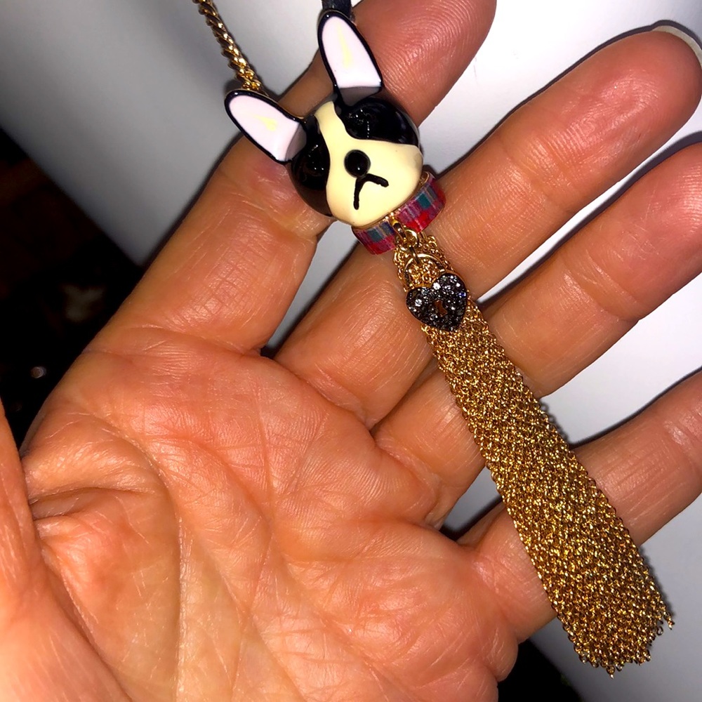 Betsey Johnson necklace dog Boston